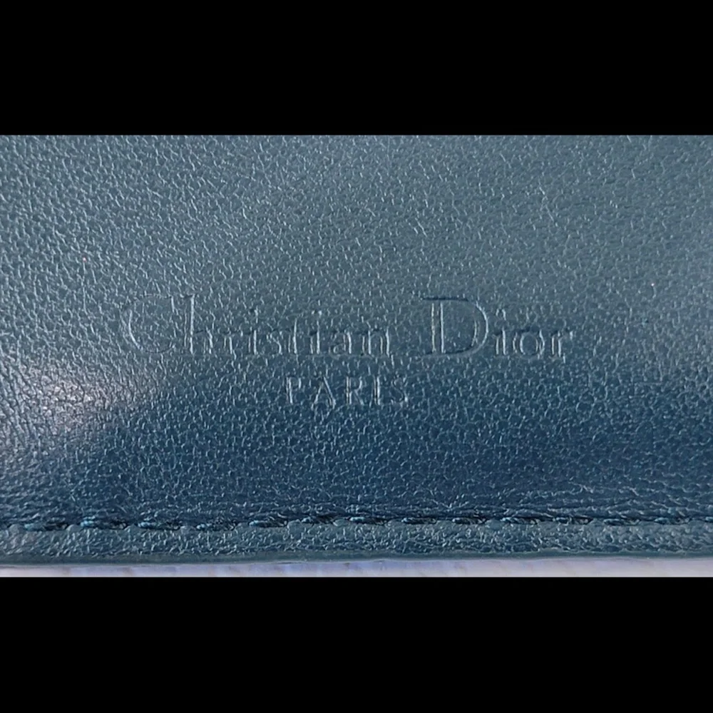 CHRISTIAN DIOR lady dior cannage card wallet